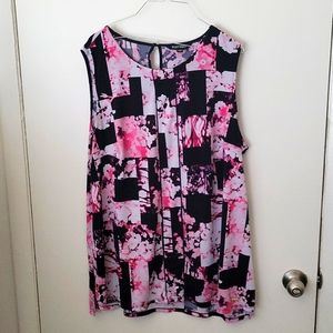 2x Ellen Tracy a sleeveless blouse